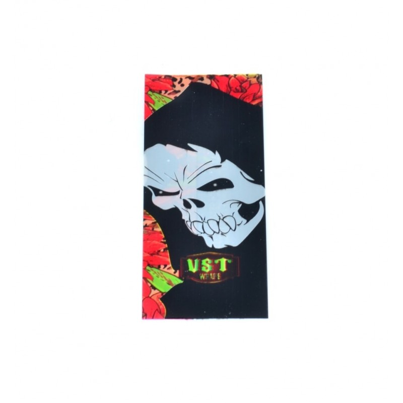 Wraps pour accus 18650 - Grim Skull - (lot de 5)