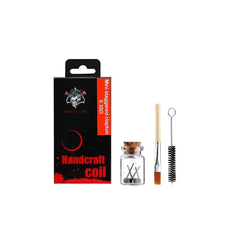 Handcraft coil - Mini staggered clapton 0.3ohm - DEMON KILLER