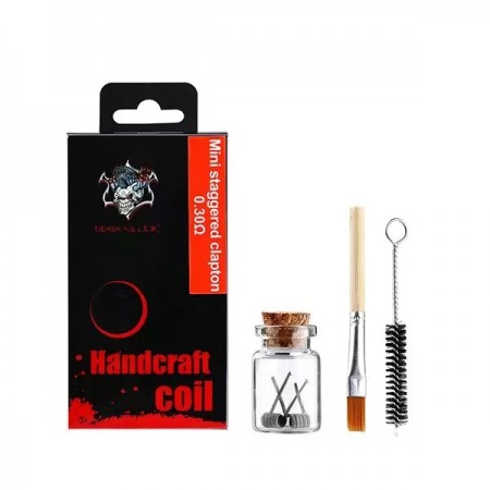 Handcraft coil - Mini staggered clapton 0.3ohm - DEMON KILLER