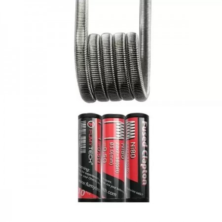 Fused Clapton Ni80 - 0.50 ohm - (10pcs) - FUMYTECH