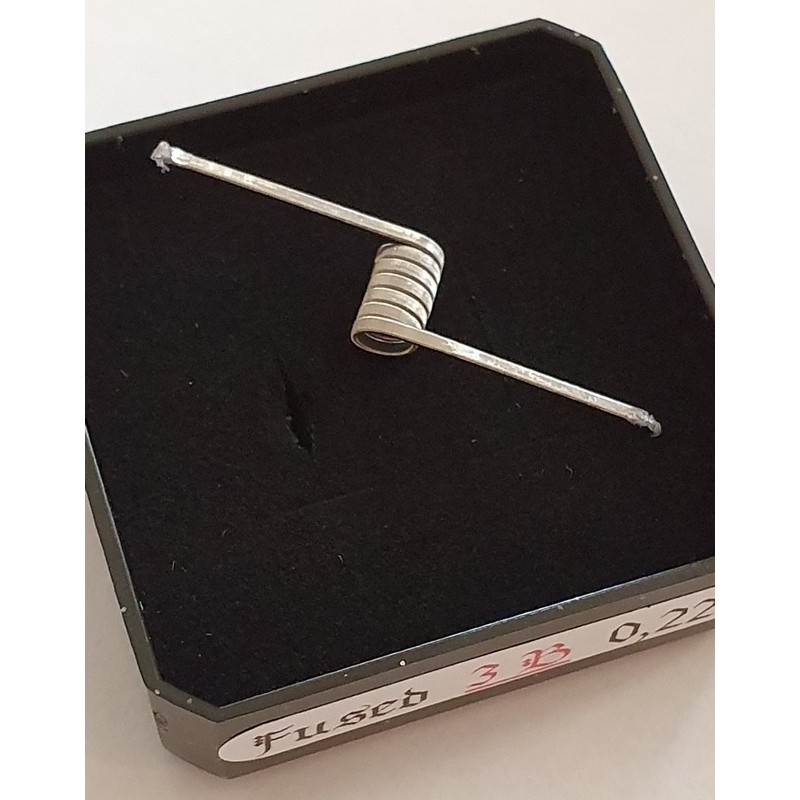 Fused 3 Brins Ni90 - 0.22 ohm - CRAZY FAB COILS